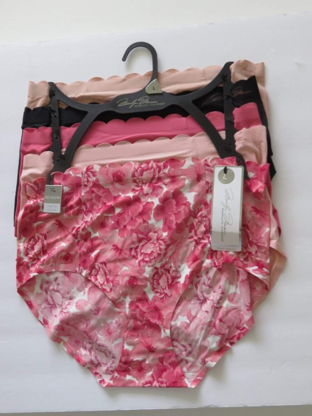 (#98) MARILYN MONROE 5-Pack Mid-rise Panties Sie L